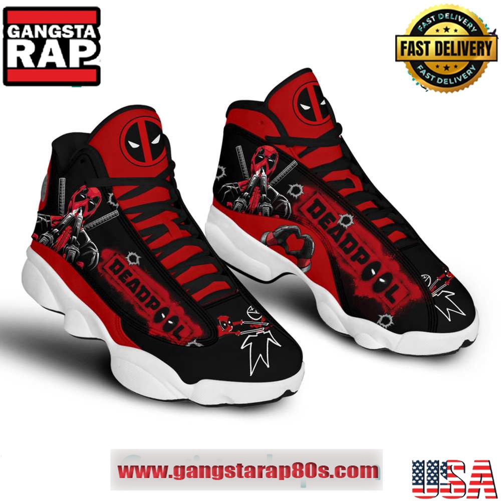 Deadpool Air Jordan 13 Sneakers Shoess Deadpool Air Jordan 13 Sneakers Shoess