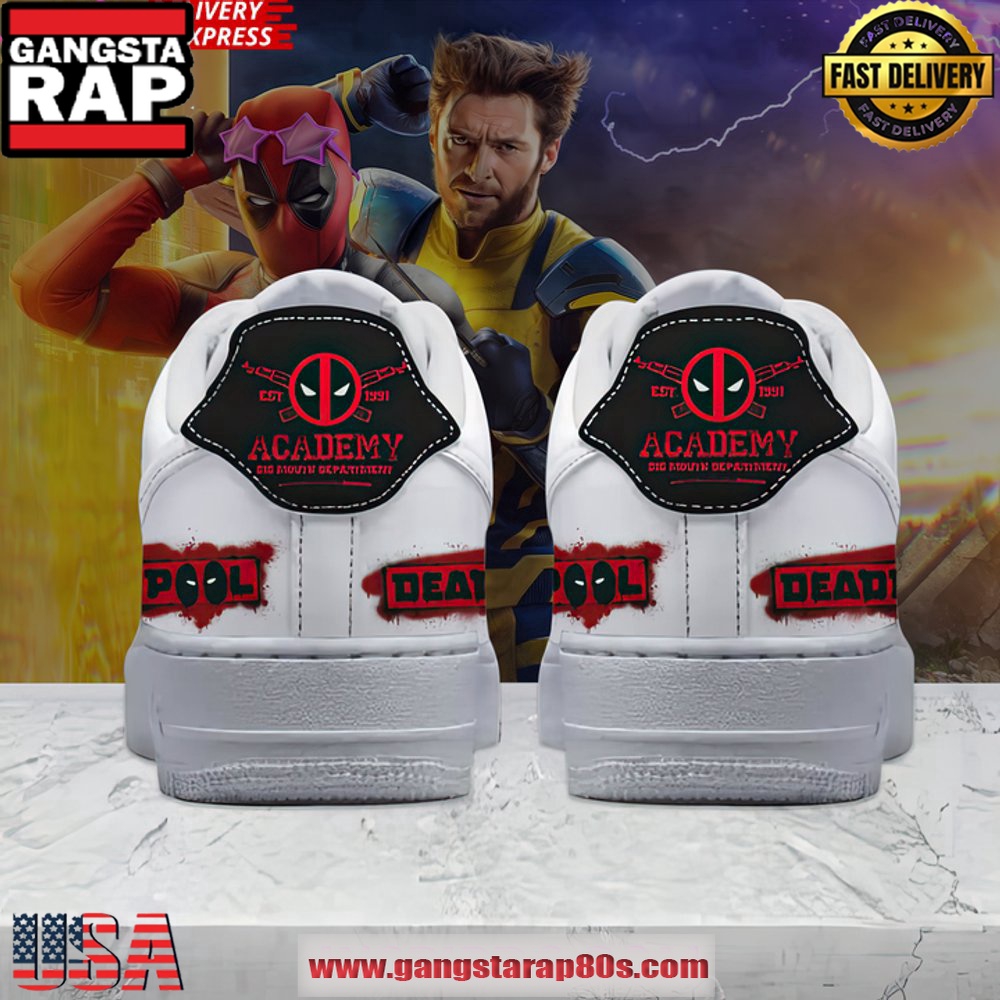 Deadpool & Wolverine Maximum Effort Limited Edition Air Force 1 Sneakers Shoes Deadpool & Wolverine Maximum Effort Limited Edition Air Force 1 Sneakers Shoes
