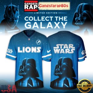 Detroit Lions x Star Wars Collect The Galaxy Football Jersey