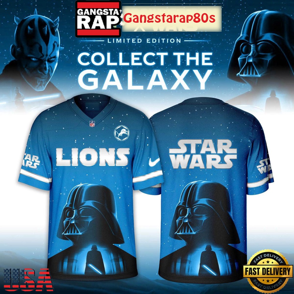 Detroit Lions x Star Wars Collect The Galaxy Special Edition Football Jersey
