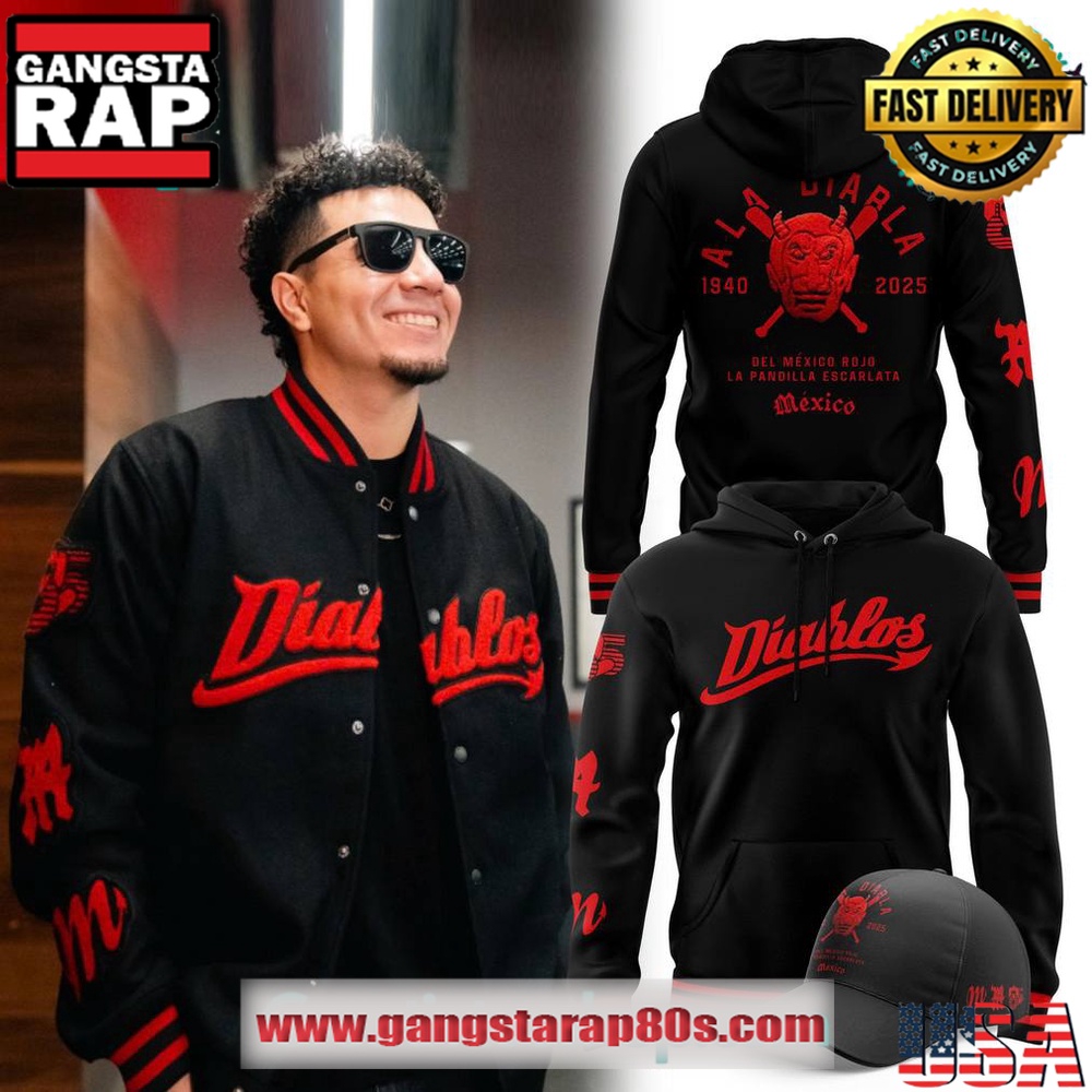 Diablos Rojos del Mexico Ala Diabla Special Edition Black Unisex 3D Hoodie Diablos Rojos del Mexico Ala Diabla Special Edition Black Unisex 3D Hoodie