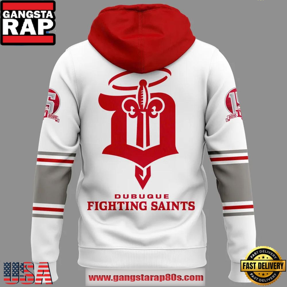 Dubuque Fighting Saints 2025 Uniform Special Hoodie Shirt Dubuque Fighting Saints 2025 Uniform Special Hoodie Shirt