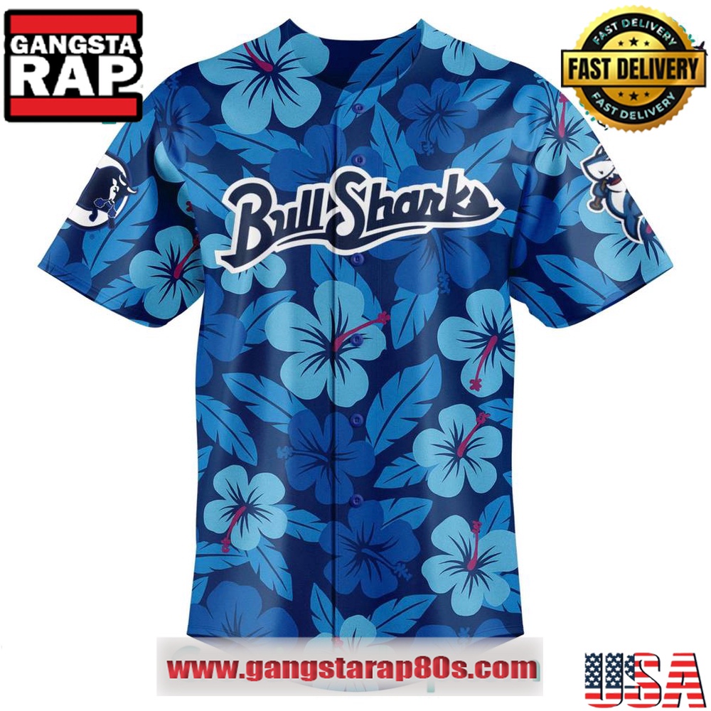 Durham Bulls Bull Sharks Special New 2025 Custom Baseball Jersey Shirt