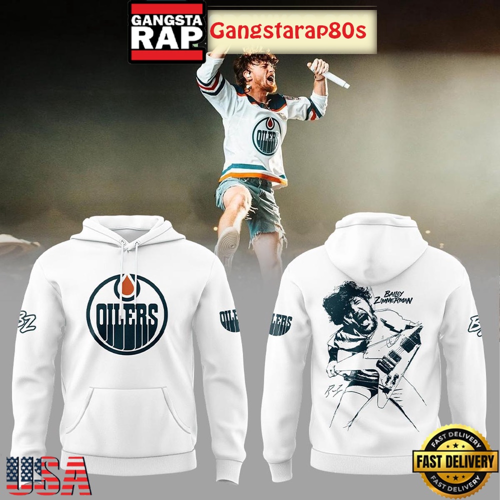 Edmonton Oilers Collab Bailey Zimmerman Unisex Hoodie
