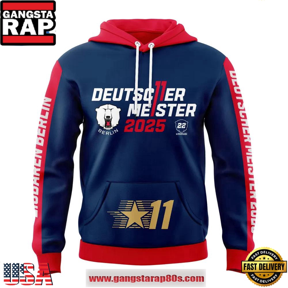Eisb?ren Berlin Deutscher Meister 2025 Special Hoodie Shirt