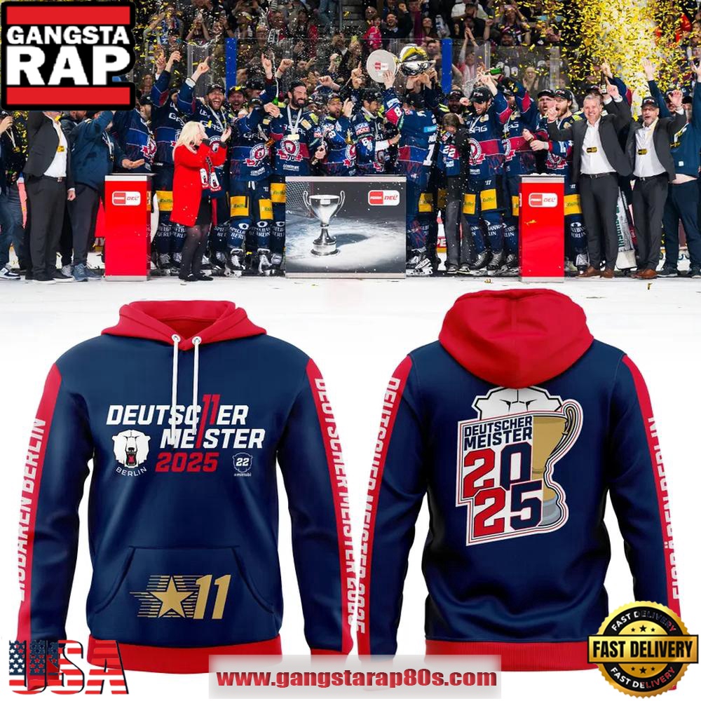 Eisb?ren Berlin Deutscher Meister 2025 Special Hoodie Shirt