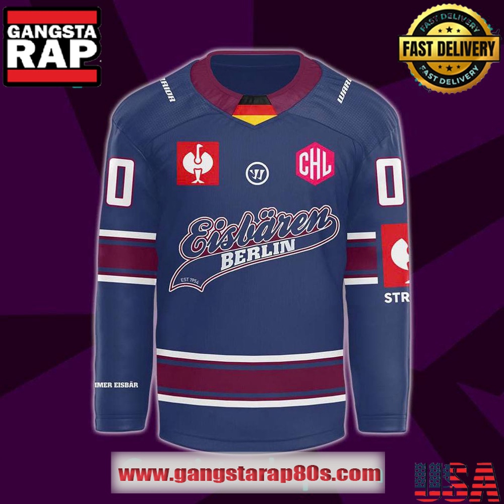 Eisbären Berlin New Season 2526 Custom Hockey Jersey Eisbären Berlin New Season 2526 Custom Hockey Jersey