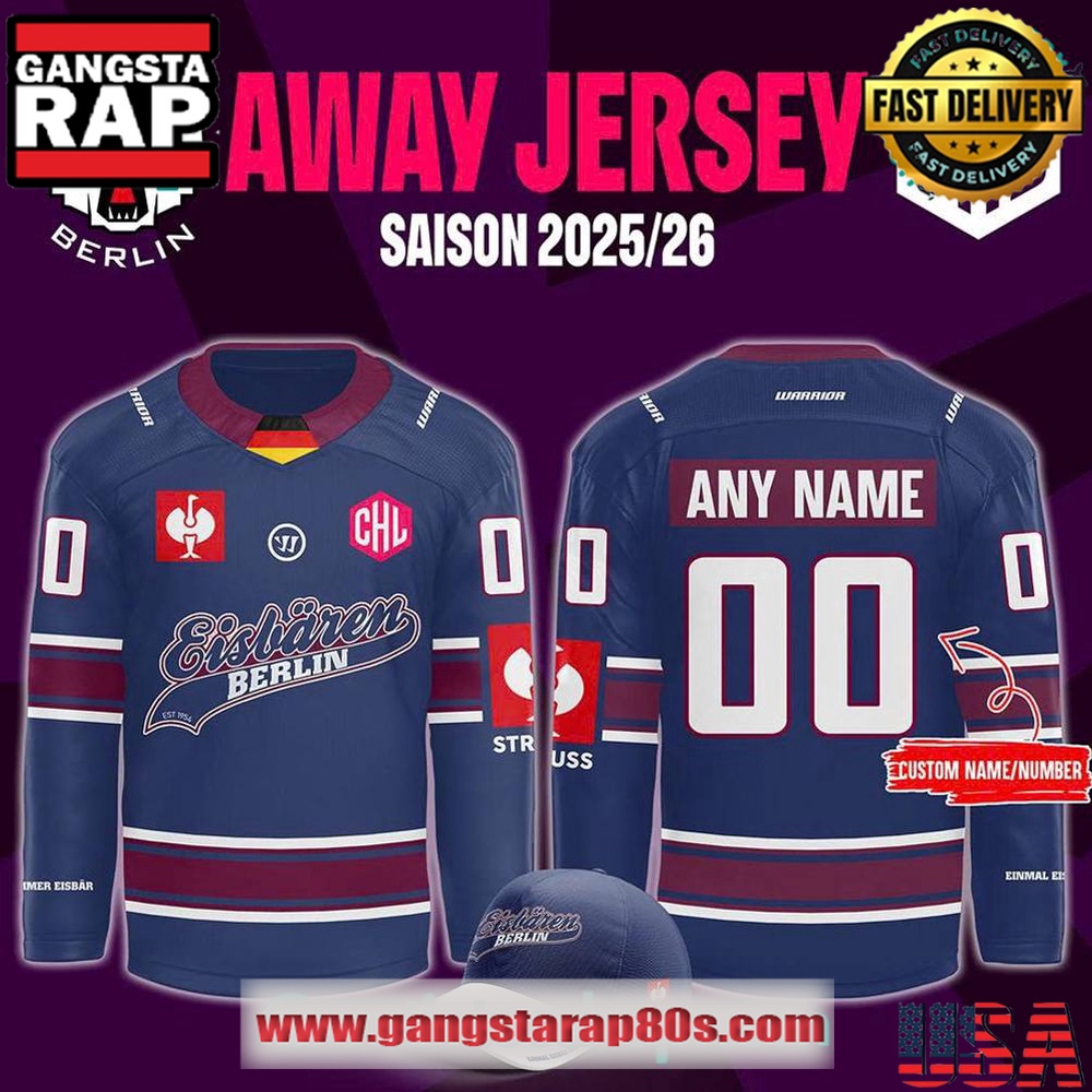 Eisbären Berlin New Season 2526 Custom Hockey Jersey Eisbären Berlin New Season 2526 Custom Hockey Jersey