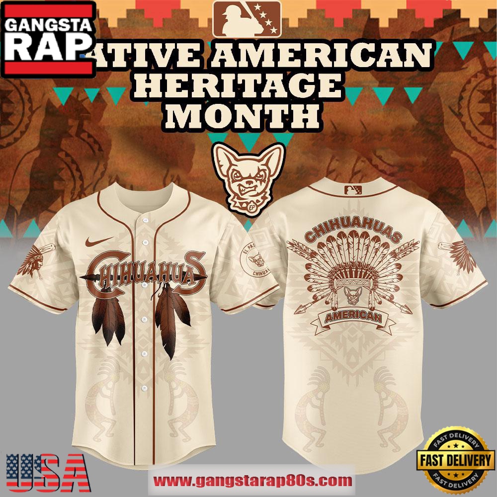 El Paso Chihuahuas Native American Heritage Special Edition Baseball Jersey