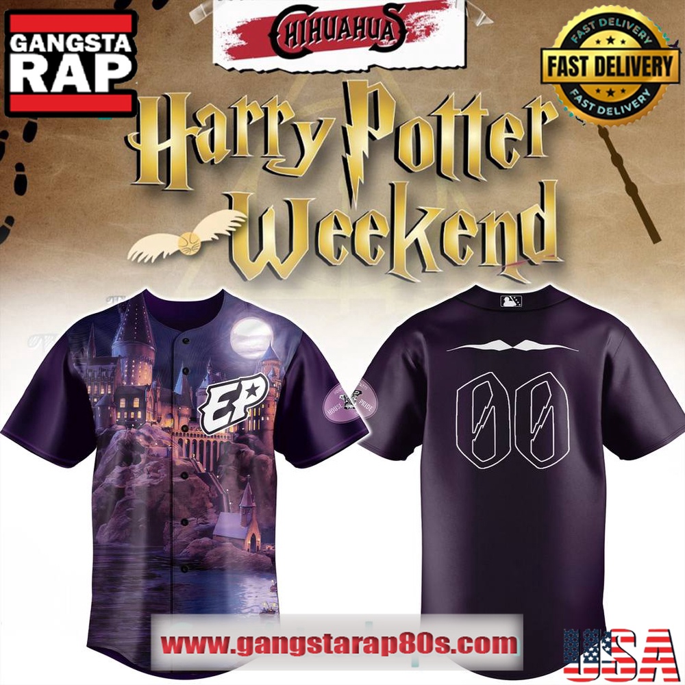El Paso Chihuahuas x Harry Potter Weekend Custom Baseball Jersey