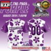 Fayetteville Woodpecker Purple Paint the Park Custom Baseball Jersey 3 Fayetteville Woodpecker Purple Paint the Park Custom Baseball Jersey