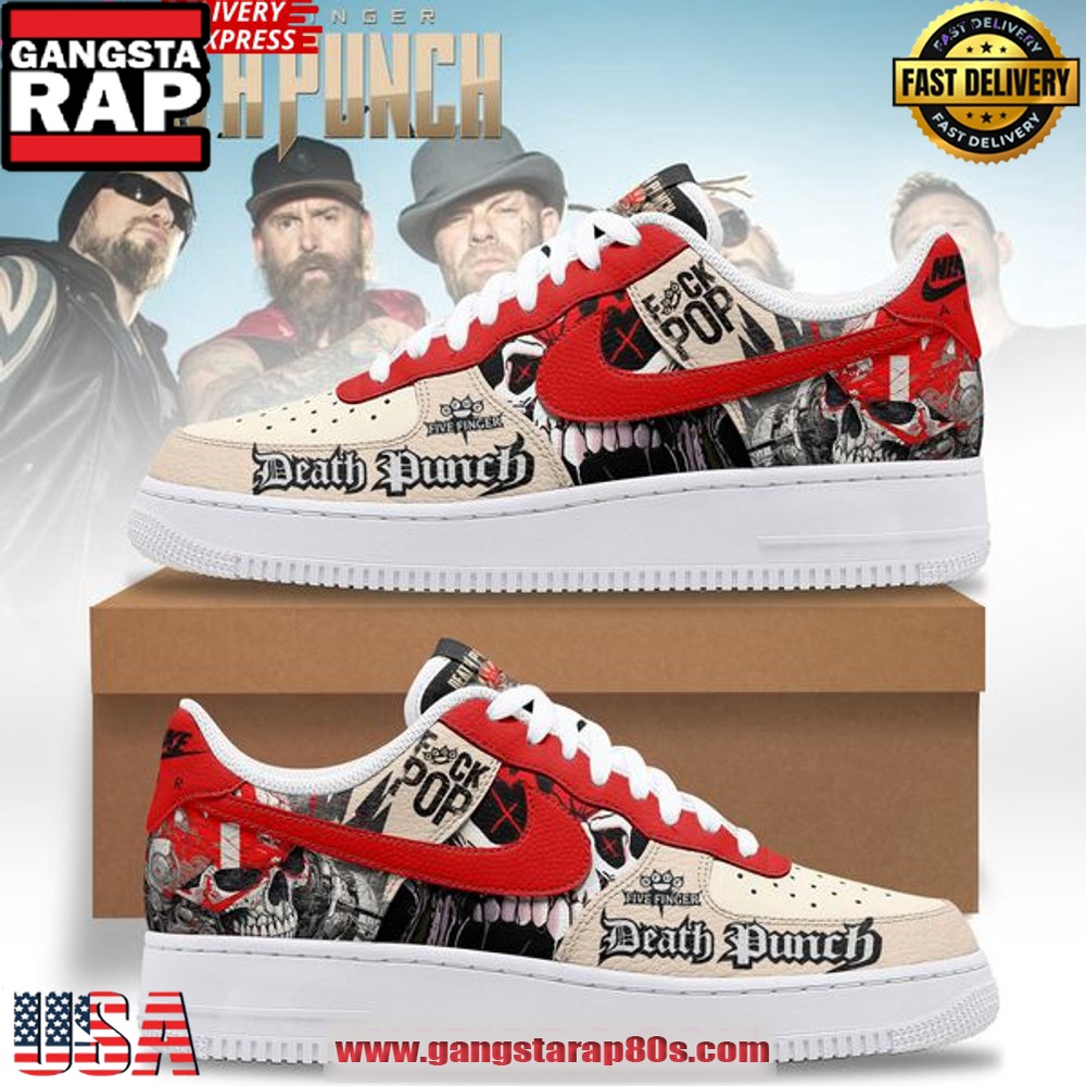 Five Finger Death Punch Band Air Force 1 Sneakers Shoes