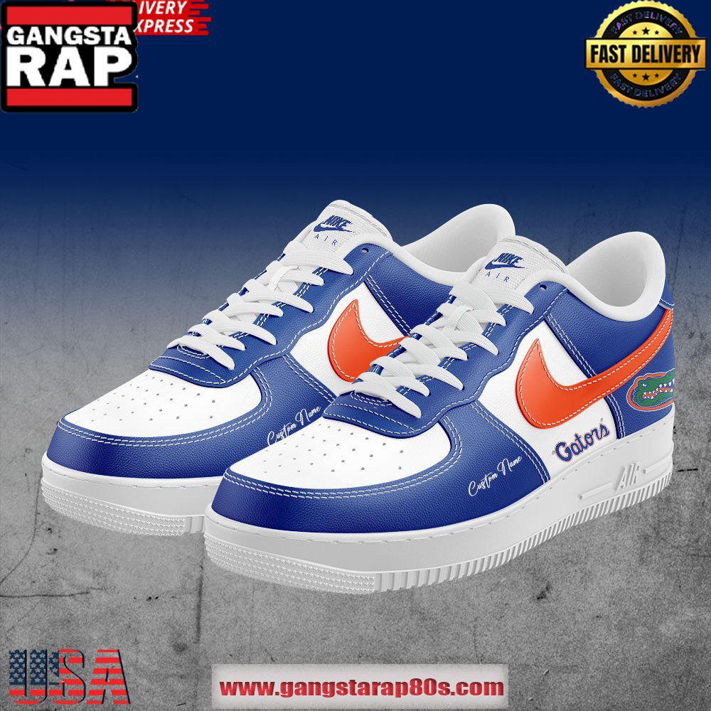 Florida Gators Limited Edition Custom Air Force 1 Sneakers Shoes Florida Gators Limited Edition Custom Air Force 1 Sneakers Shoes