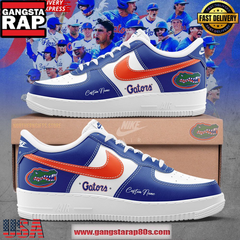 Florida Gators Limited Edition Custom Air Force 1 Sneakers Shoes Florida Gators Limited Edition Custom Air Force 1 Sneakers Shoes