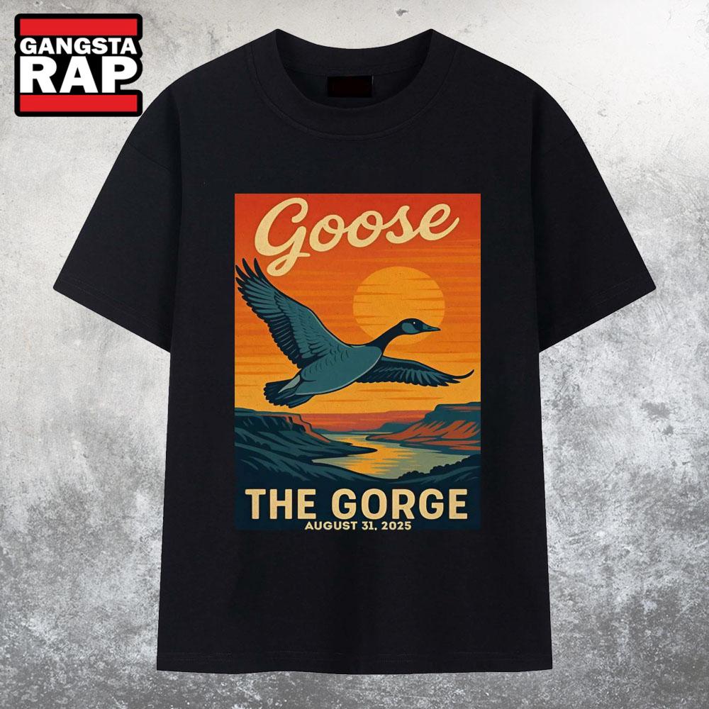 Goose The Gorge Amphitheatre In George WA Aug 31 2025 T Shirt Goose The Gorge Amphitheatre In George WA Aug 31 2025 T Shirt