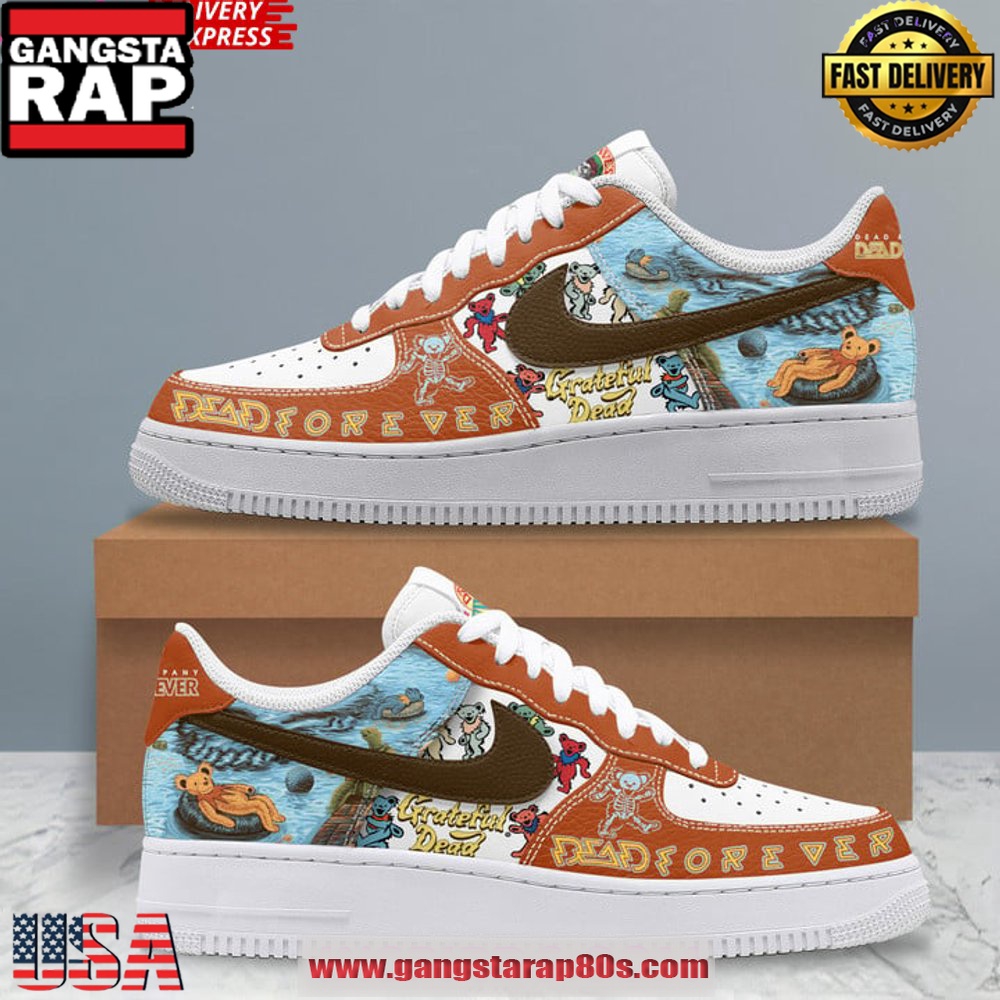 Grateful Dead Forever Limited Edition Air Force 1 Running Sneakers Shoes