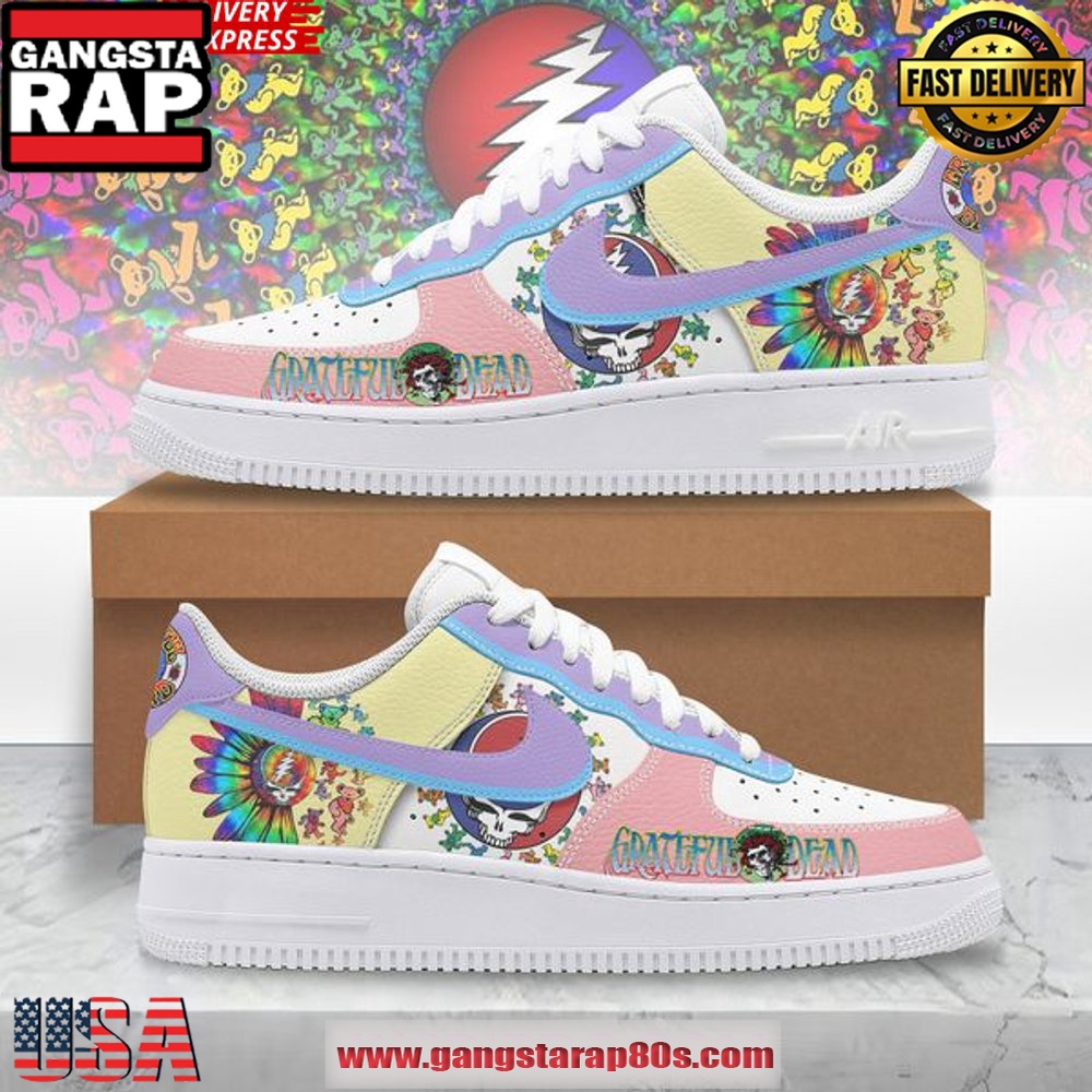 Grateful Dead Psychedelic Dreams Air Force 1 Sneakers Shoes