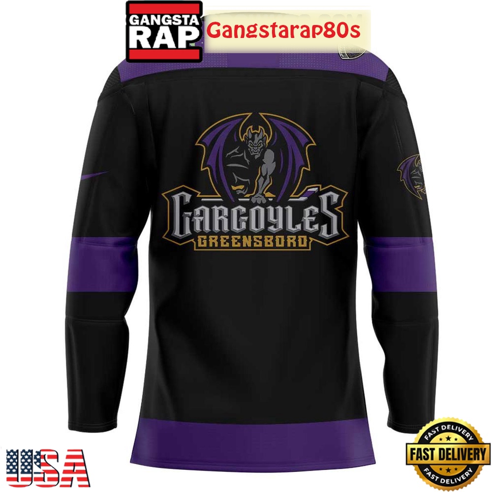 Greensboro Gargoyles Stone To Storm 2025 Hockey Special Baseball Jersey