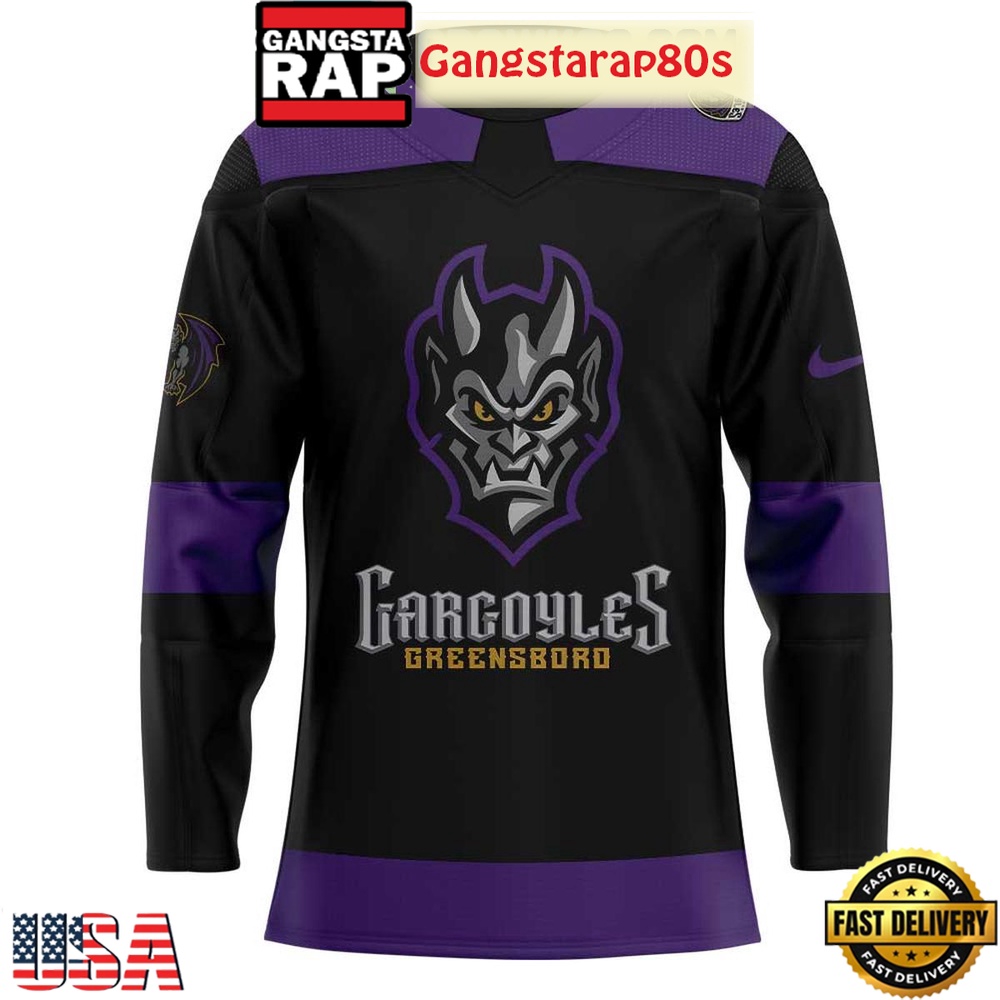 Greensboro Gargoyles Stone To Storm 2025 Hockey Special Baseball Jersey