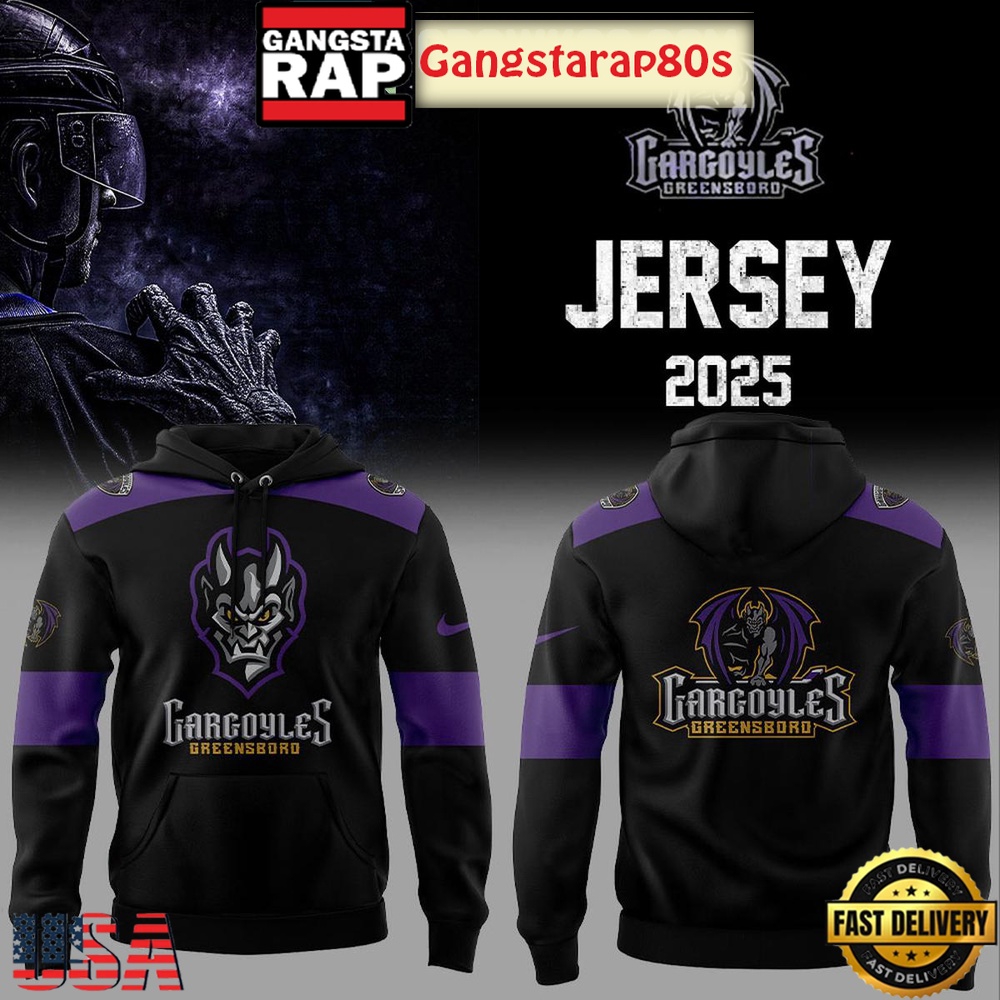 Greensboro Gargoyles Stone To Storm 2025 Unisex Hoodie Greensboro Gargoyles Stone To Storm 2025 Unisex Hoodie