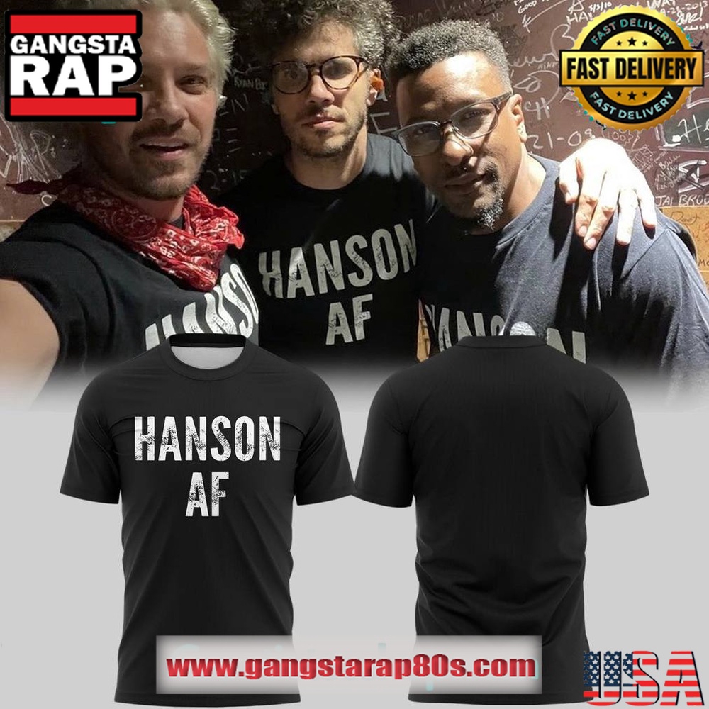 Hanson AF Special Edition T Shirt Hanson AF Special Edition T Shirt