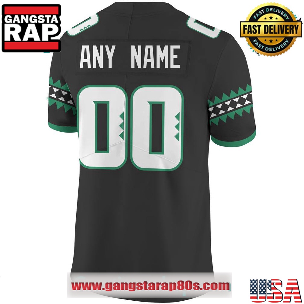 Hawaii Rainbow Warriors Special Edition New Custom Black Football Jersey Hawaii Rainbow Warriors Special Edition New Custom Black Football Jersey
