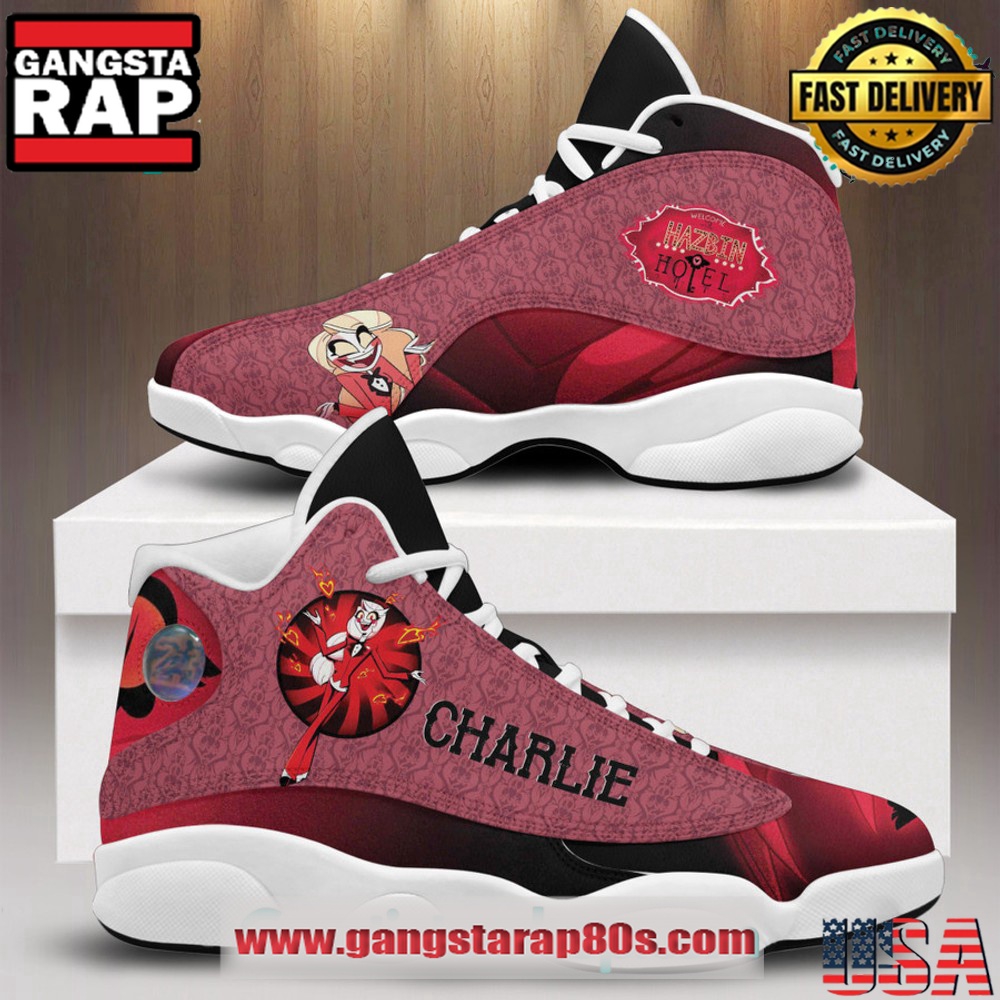 Hazbin Hotel Charlie Air Jordan 13 Sneakers Shoes