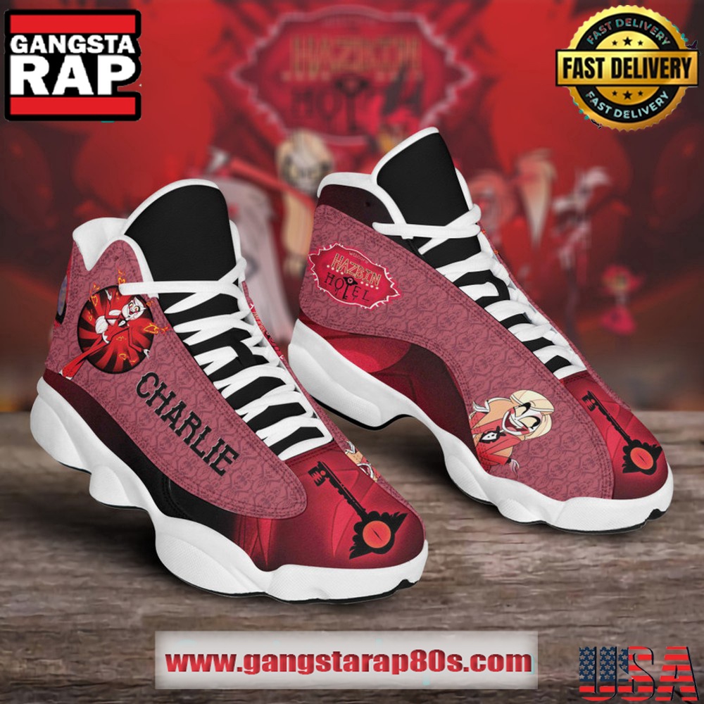 Hazbin Hotel Charlie Air Jordan 13 Sneakers Shoes
