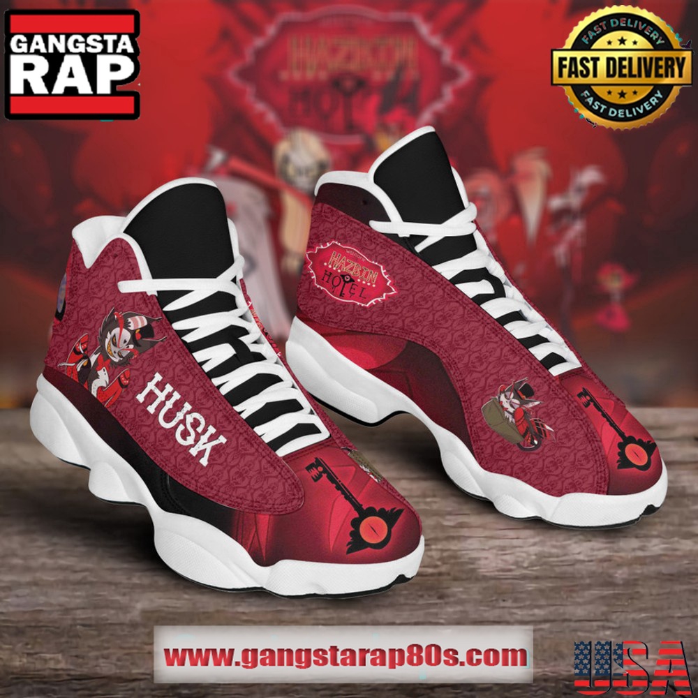 Hazbin Hotel Husk Air Jordan 13 Sneakers Shoes