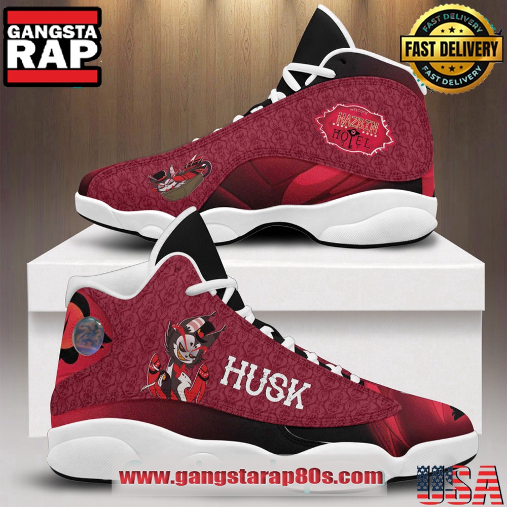 Hazbin Hotel Husk Air Jordan 13 Sneakers Shoes