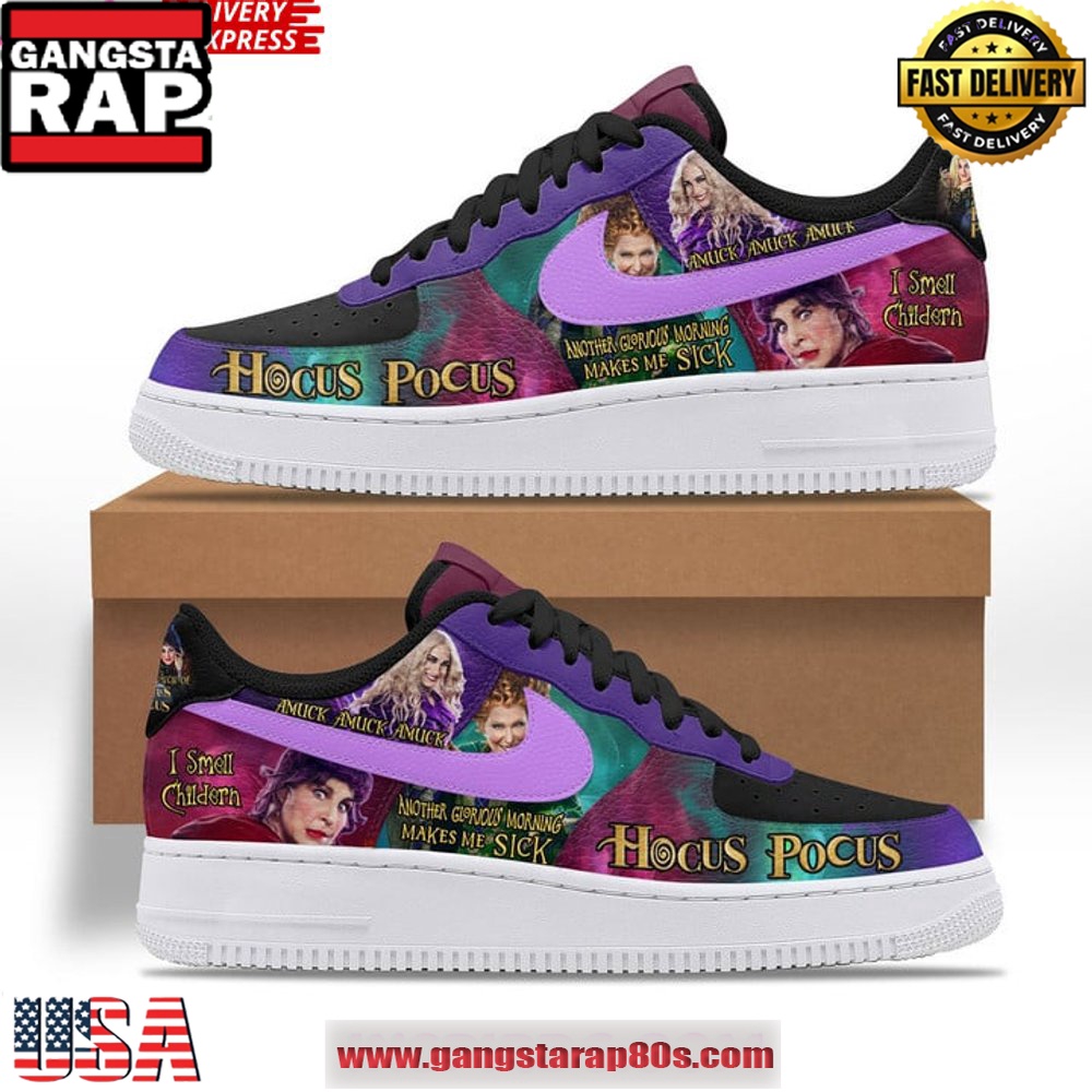 Hocus Pocus x Limited Edition Air Force 1 Running Sneakers Shoes Hocus Pocus x Limited Edition Air Force 1 Running Sneakers Shoes