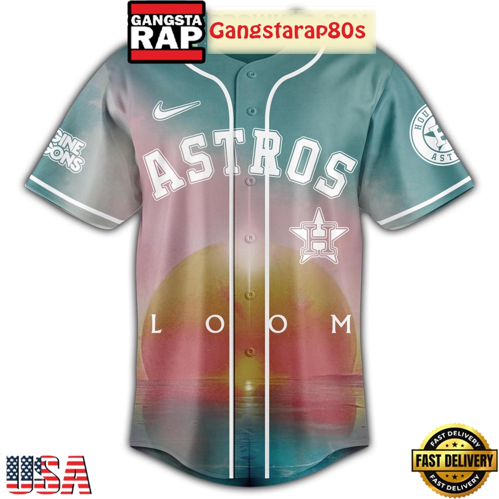 Houston Astros x Imagine Dragons Loom World Tour 2025 Baseball Jersey Houston Astros x Imagine Dragons Loom World Tour 2025 Baseball Jersey