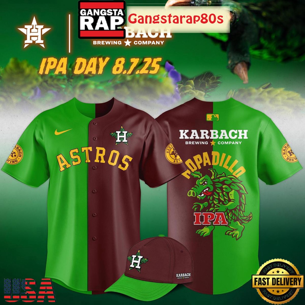 Houston Astros x Karback Hopadillo 2025 Baseball Jersey
