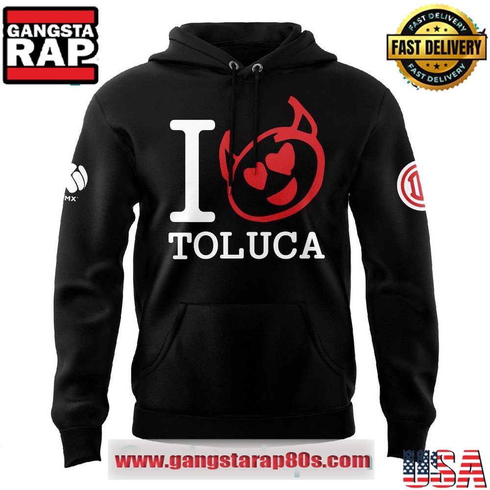 I Love Toluca FC Special Edition Unisex 3D Hoodie I Love Toluca FC Special Edition Unisex 3D Hoodie