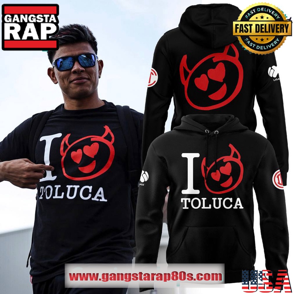 I Love Toluca FC Special Edition Unisex 3D Hoodie I Love Toluca FC Special Edition Unisex 3D Hoodie