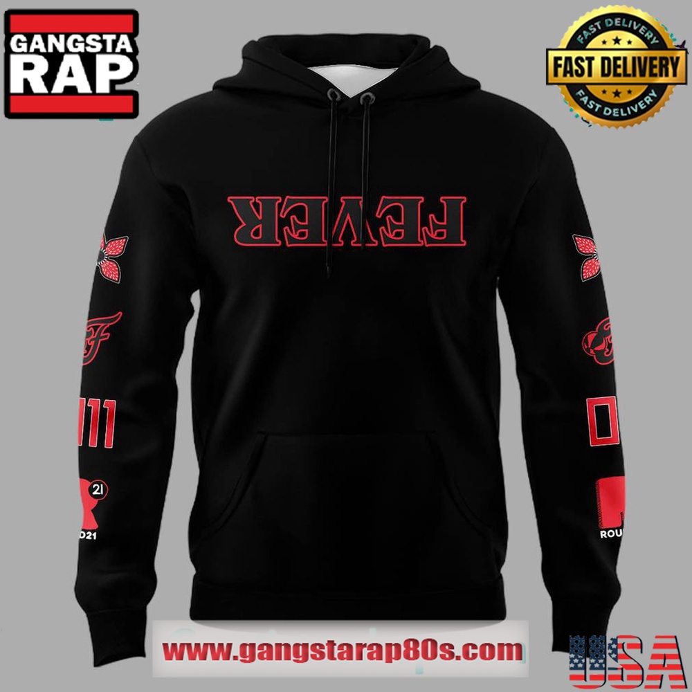 Indiana Fever #22 Clark x Stranger Things Personalized Unisex 3D Hoodie