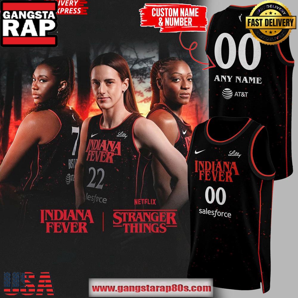 Indiana Fever Stranger Things Limited Edition Custom Basketball Jersey Shirt