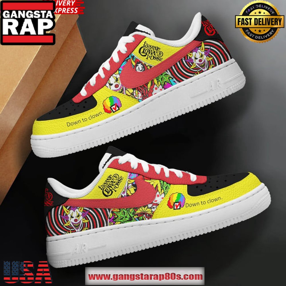 Insane Clown Posse Air Force 1 Sneaker Running Sneakers Shoes Insane Clown Posse Air Force 1 Sneaker Running Sneakers Shoes