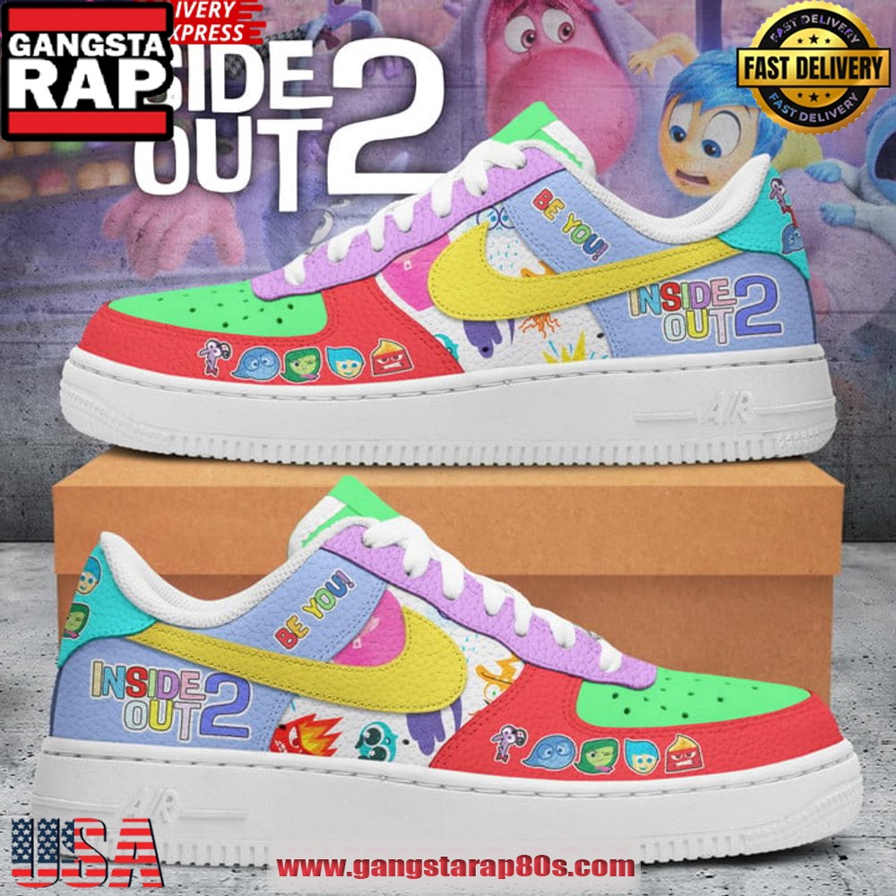 Inside Out 2 Be You Air Force 1 Sneakers Shoes