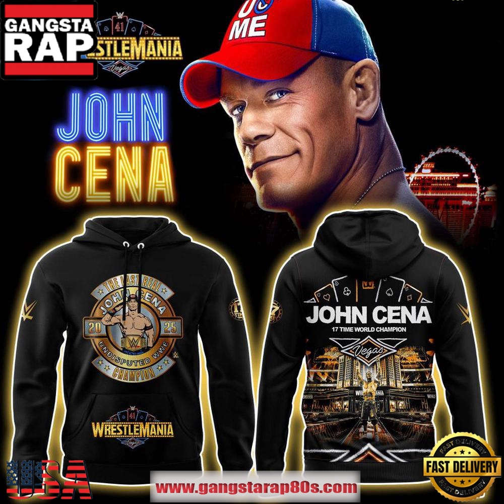 John Cena 17-Time World Champion WWE Special Hoodie Shirt