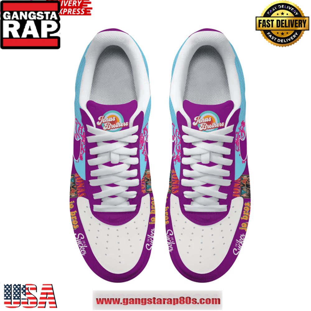 Jonas Brothers Sucker Limited Edition Air Force 1 Sneakers Shoes Jonas Brothers Sucker Limited Edition Air Force 1 Sneakers Shoes