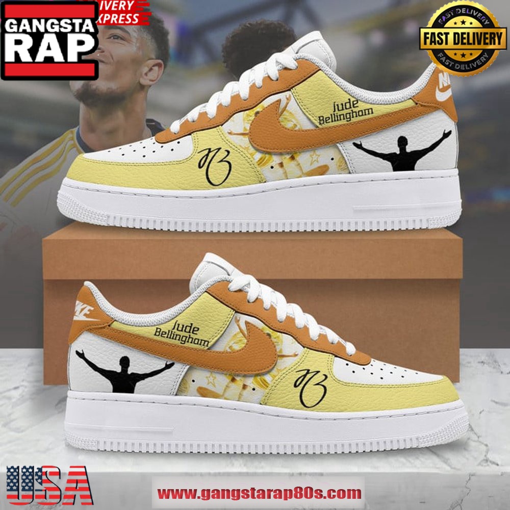 Jude Bellingham Limited Edition Air Force 1 Sneakers Shoes Jude Bellingham Limited Edition Air Force 1 Sneakers Shoes