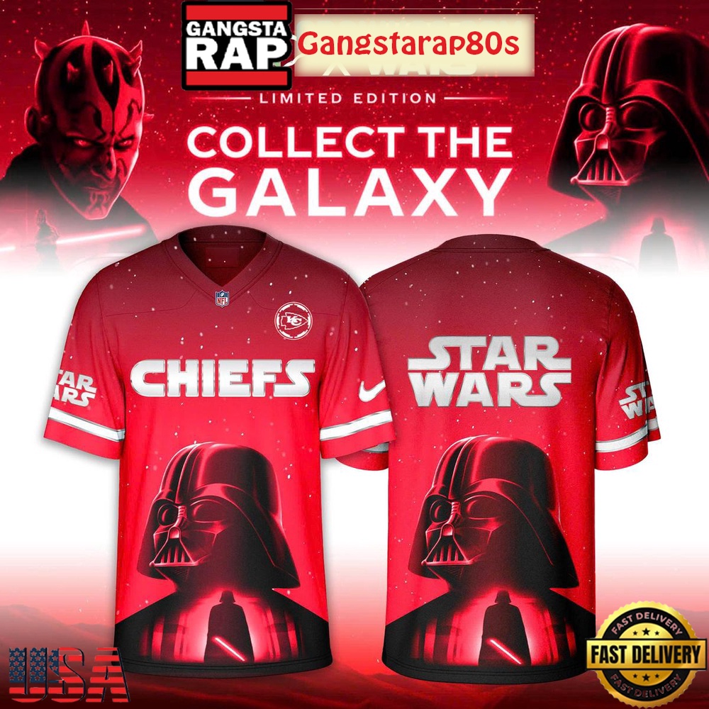 Kansas City Chiefs x Star Wars Collect The Galaxy Special Edition Football Jersey