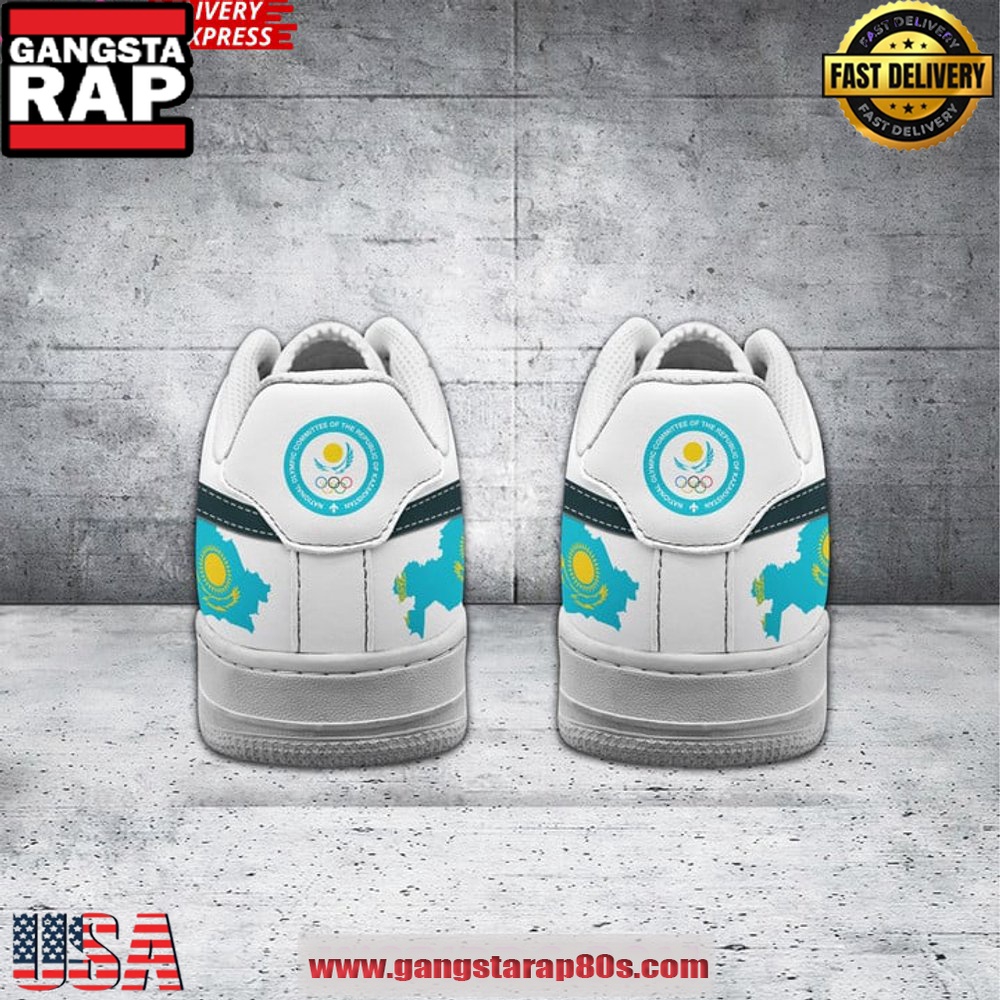 Kazakhstan Team Olympic Paris Nike Air Force 1 Sneakers Shoes