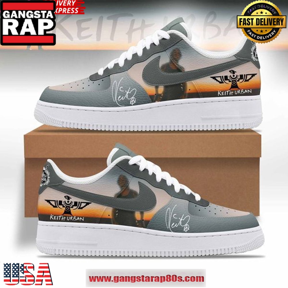 Keith Urban Limited Edition Air Force 1 Sneakers Shoes Keith Urban Limited Edition Air Force 1 Sneakers Shoes