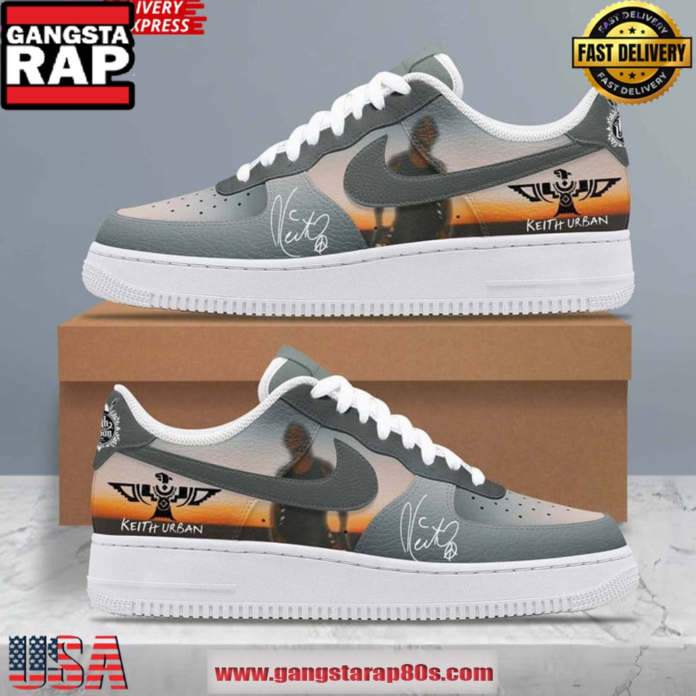 Keith Urban Limited Edition Air Force 1 Sneakers Shoes Keith Urban Limited Edition Air Force 1 Sneakers Shoes