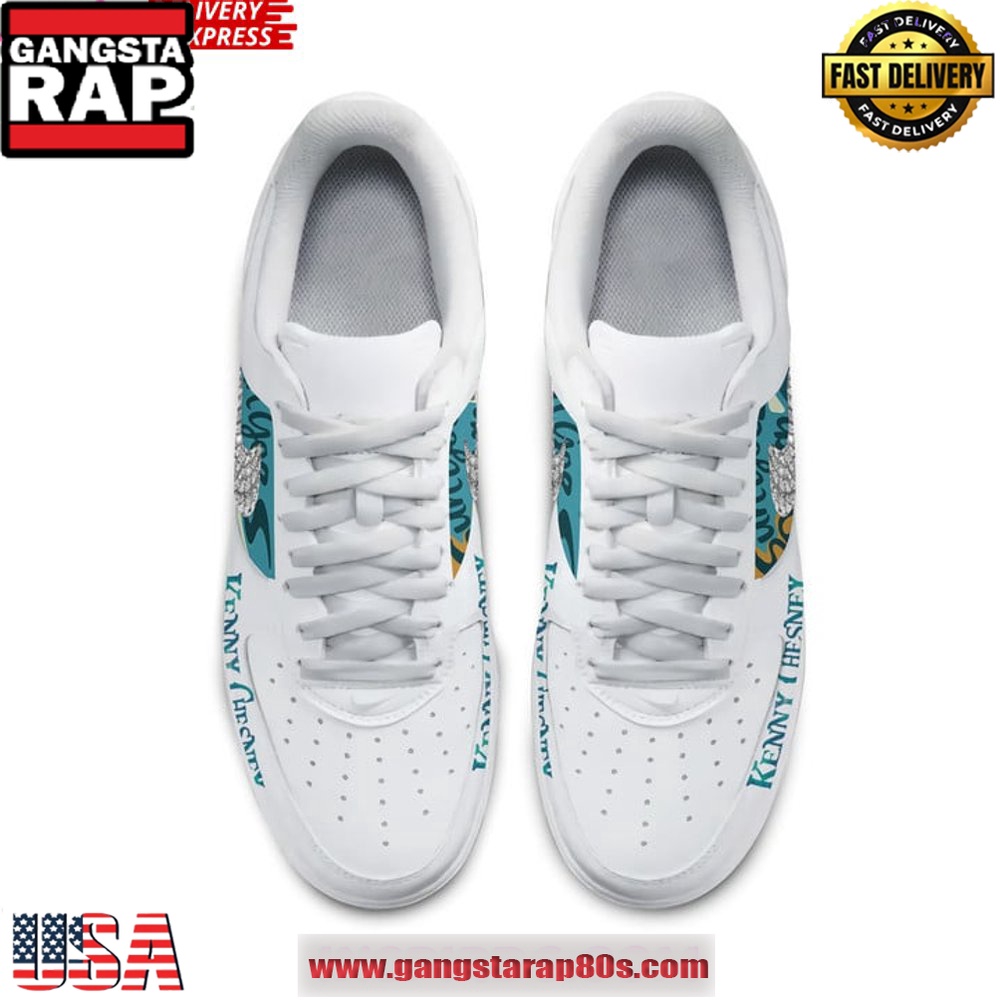 Kenny Chesney x Nike Limited Edition Air Force 1 Sneakers Shoes Kenny Chesney x Nike Limited Edition Air Force 1 Sneakers Shoes