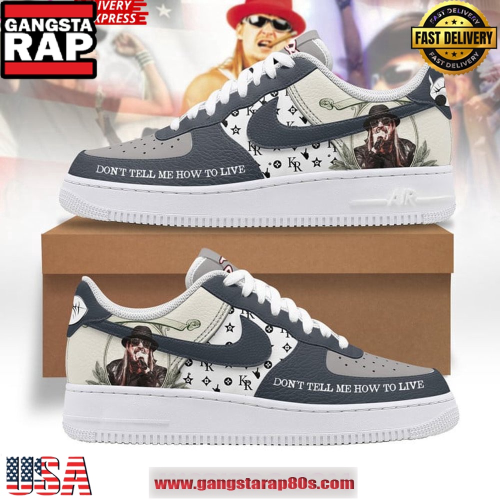 Kid Rock Limited Edition Air Force 1 Sneakers Shoes Kid Rock Limited Edition Air Force 1 Sneakers Shoes