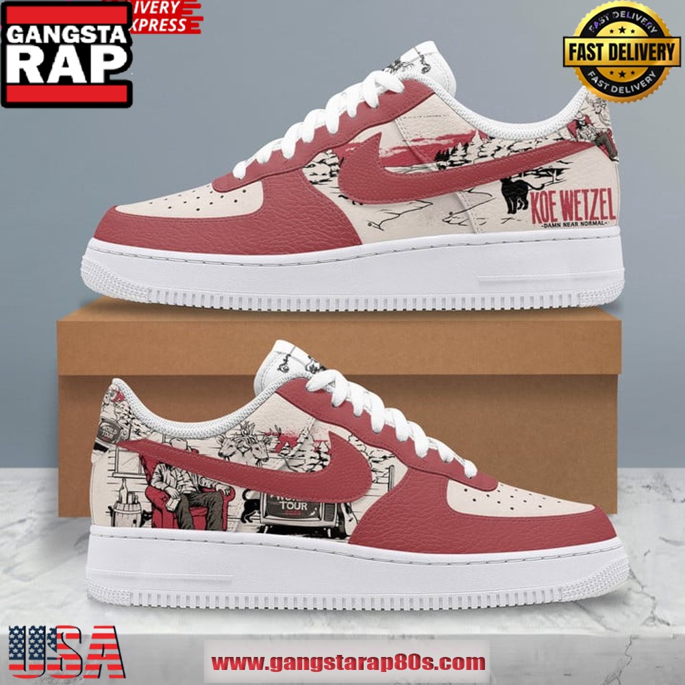 Koe Wetzel Limited Edition Air Force 1 Sneakers Shoes Koe Wetzel Limited Edition Air Force 1 Sneakers Shoes