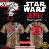 Lansing Lugnuts x Star Wars Limited Edition Custom Baseball Jersey